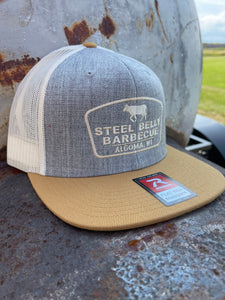 Steel belly Hat (Grey/Tan)